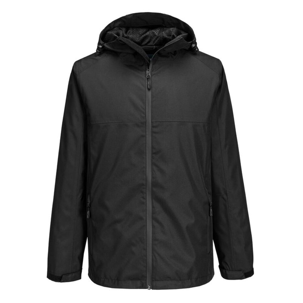 Portwest Mens Professional Waterproof Jacket / Black